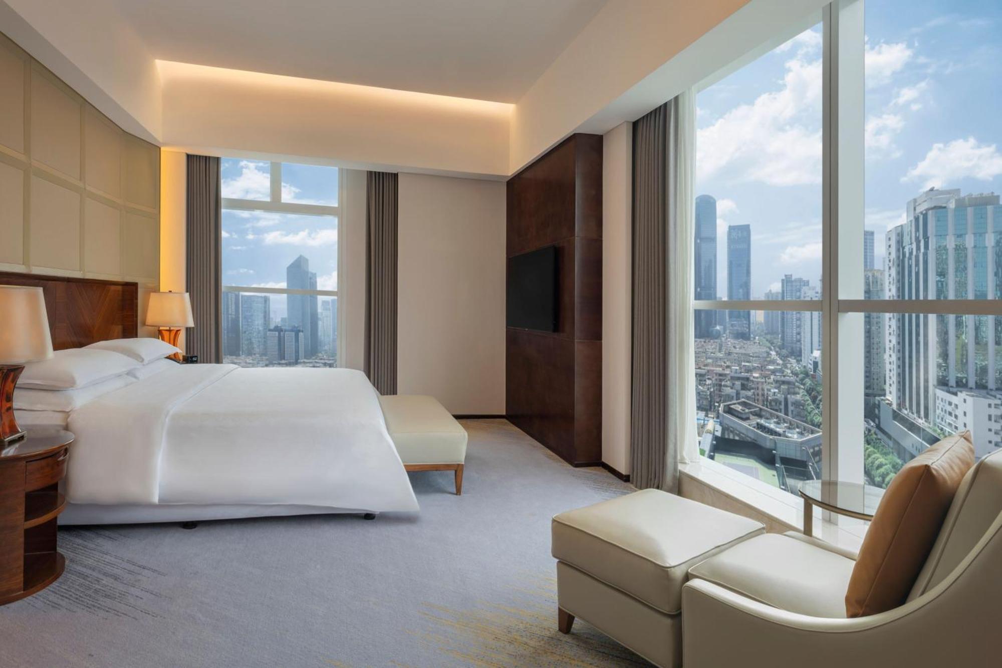 Sheraton Guangzhou Hotel-Fully Upgraded In Cbd-Free Canton Fair Shuttle Bus And Registration Counter Kültér fotó